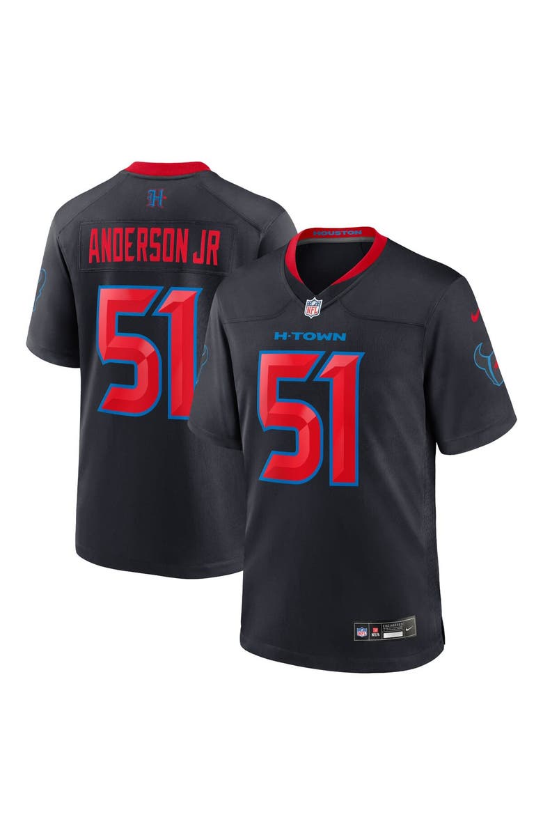 Nike Men's Nike Will Anderson Jr. Navy Houston Texans 2nd Alternate Game Jersey, Main, color, Navy