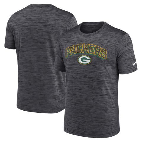 Men's Nike Charcoal Green Bay Packers Velocity Performance T-Shirt