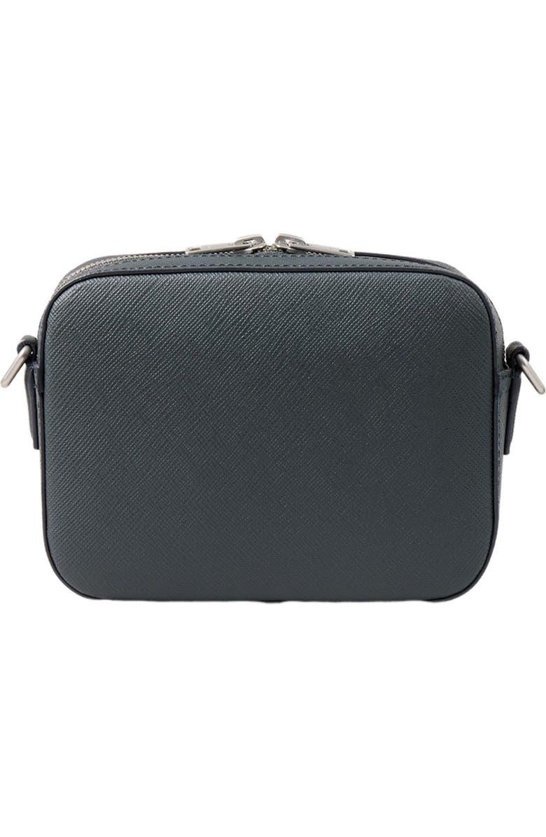 SANDRO Small reconstituted leather bag, Alternate, color, Steel