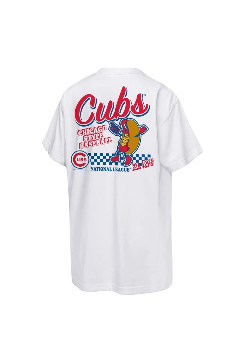 Mitchell & Ness Youth Mitchell & Ness  White Chicago Cubs Cooperstown Concession T-Shirt, Alternate, color, White