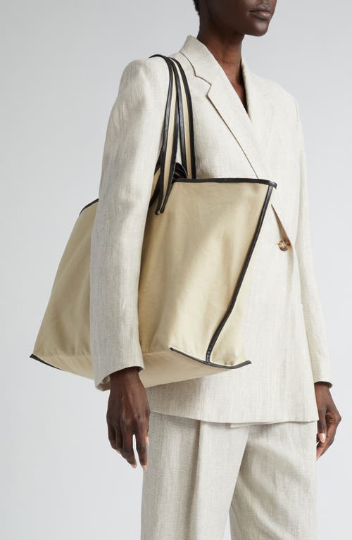 Kassl Large Contrast Trim Canvas Tote In Multi