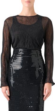 Akris Crinkle Knit Sweater