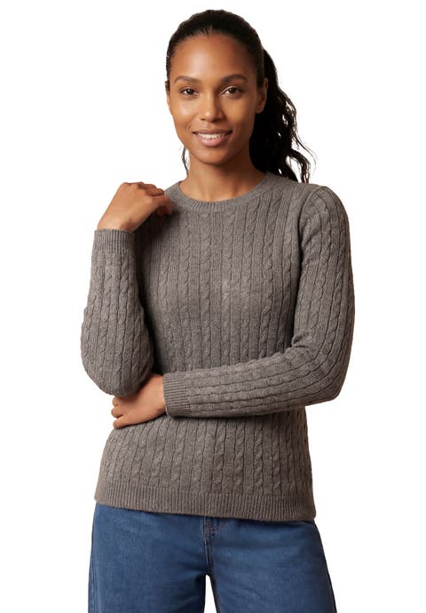 Cable Crewneck Sweater
