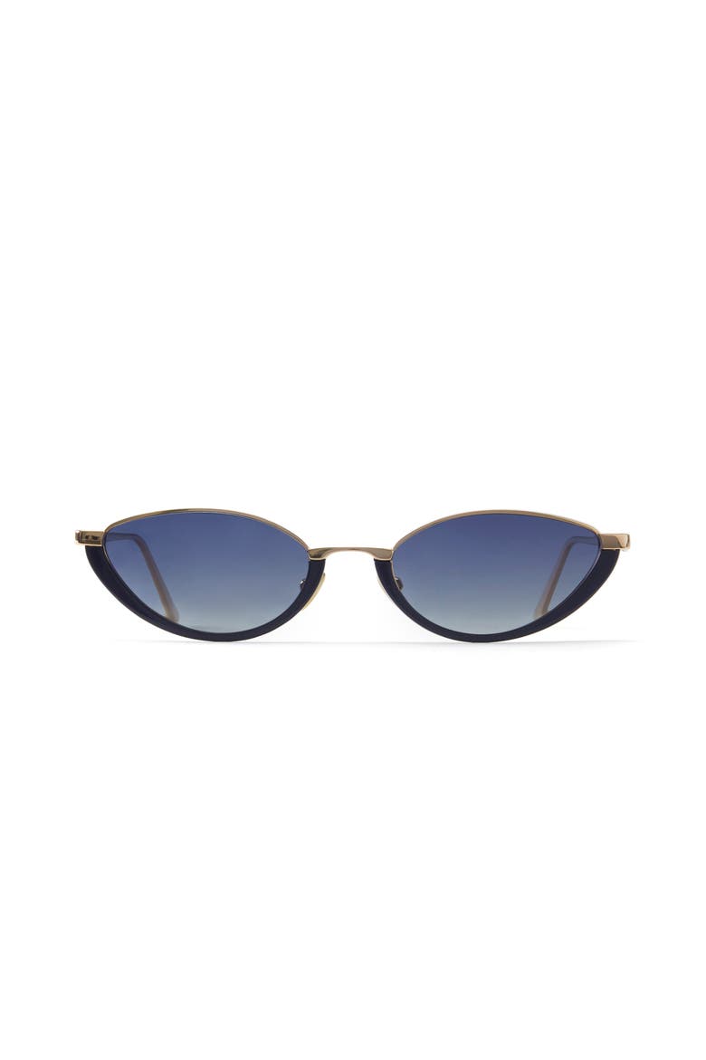 Jeanne Sunglasses, Main, color, Blue / Gold