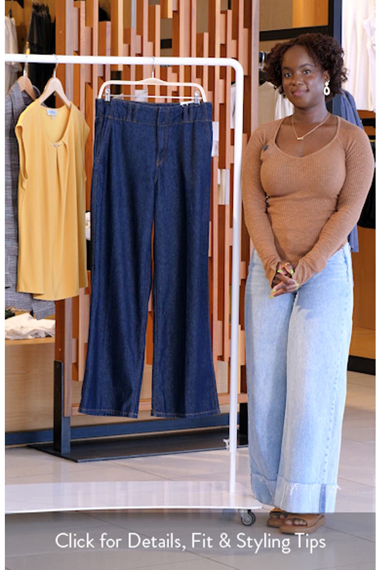Wide Leg Trouser Jeans video