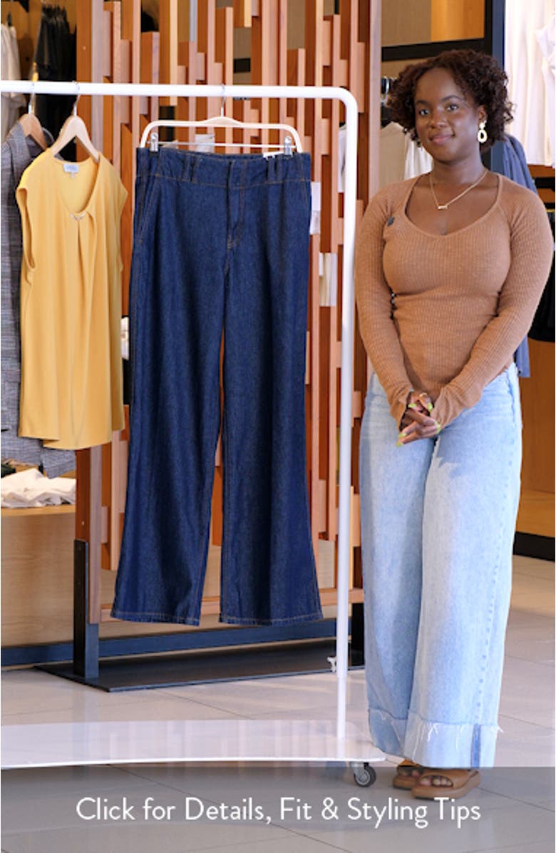 Wide Leg Trouser Jeans, sales video thumbnail