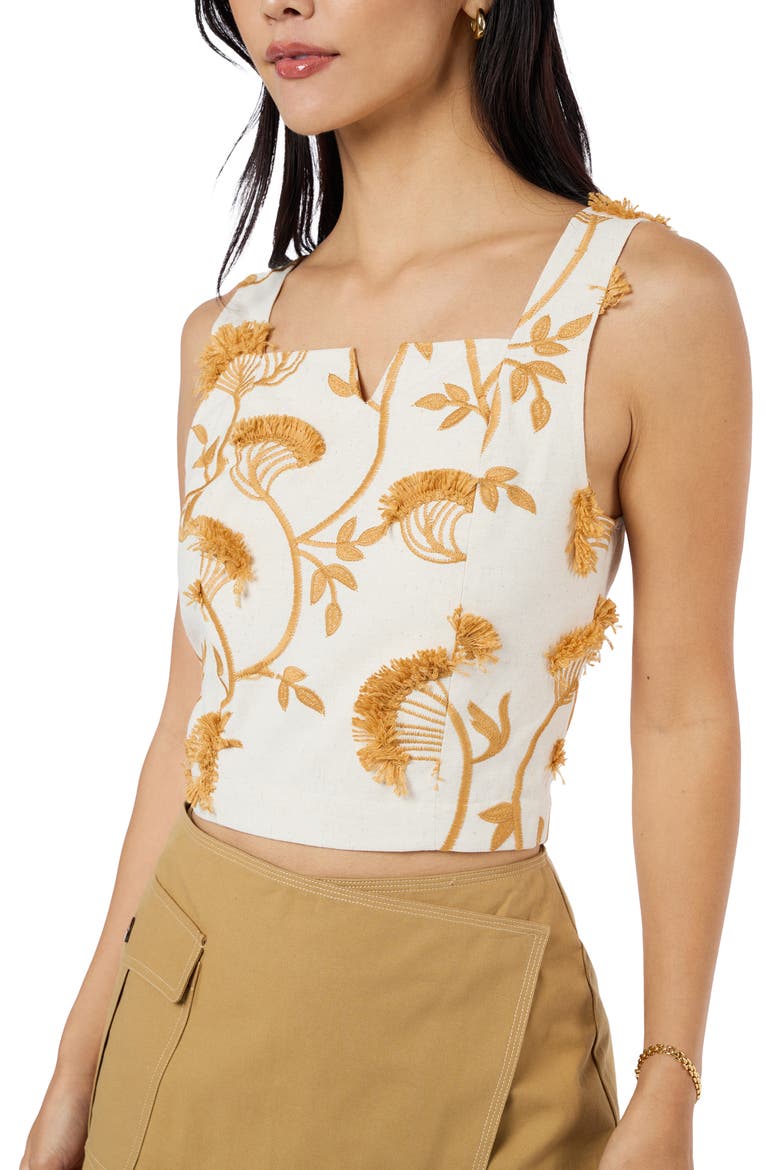 Inah Embroidered Tank, Alternate, color, WHITE MULTI
