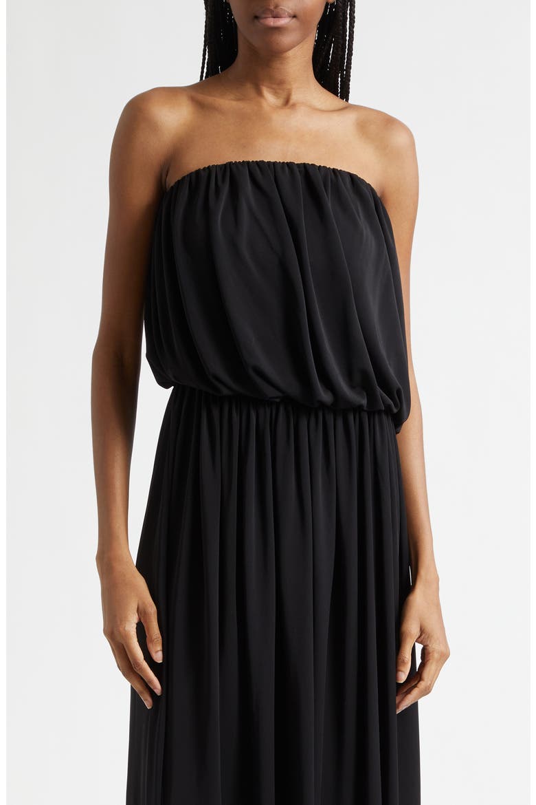 Calden Bubble Hem Skirt, Alternate, color, BLACK