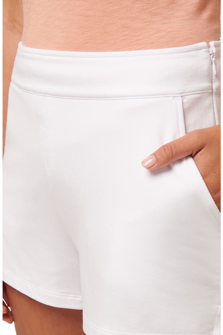 Cloud Terry Shorts, Alternate, color, WHITE