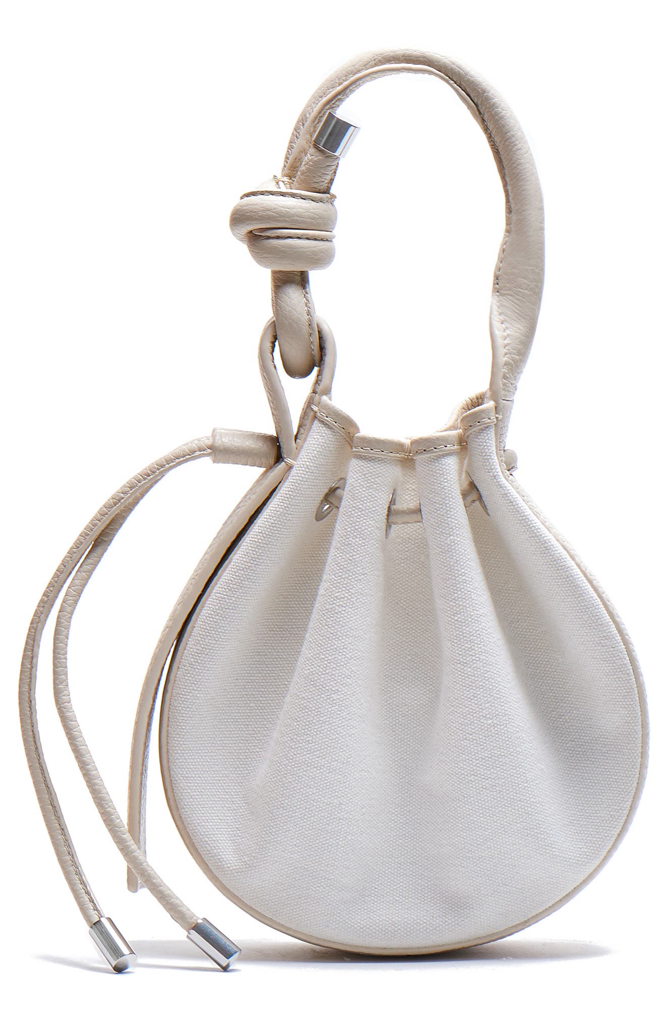 behno Mini Ina Canvas Crossbody Bucket Bag, Main, color, 