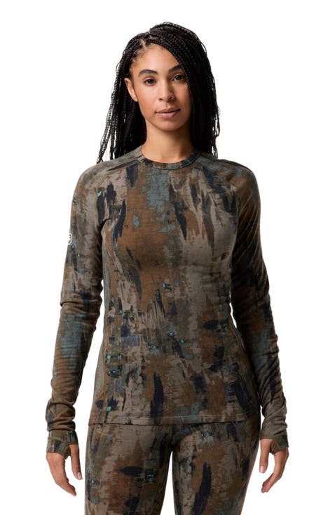 Cedars Rws Merino Lt-Wt Baselayer Crew Top - Women's