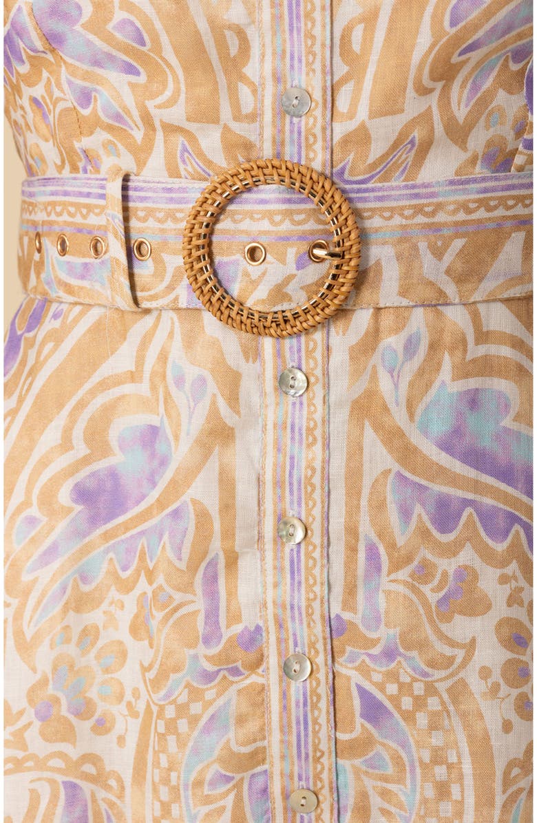 Hale Bob Davina Linen Short Dress, Alternate, color,