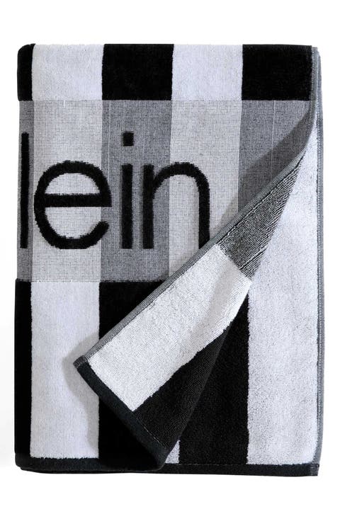 Logo Stripe 2-Piece Beach Towel Set