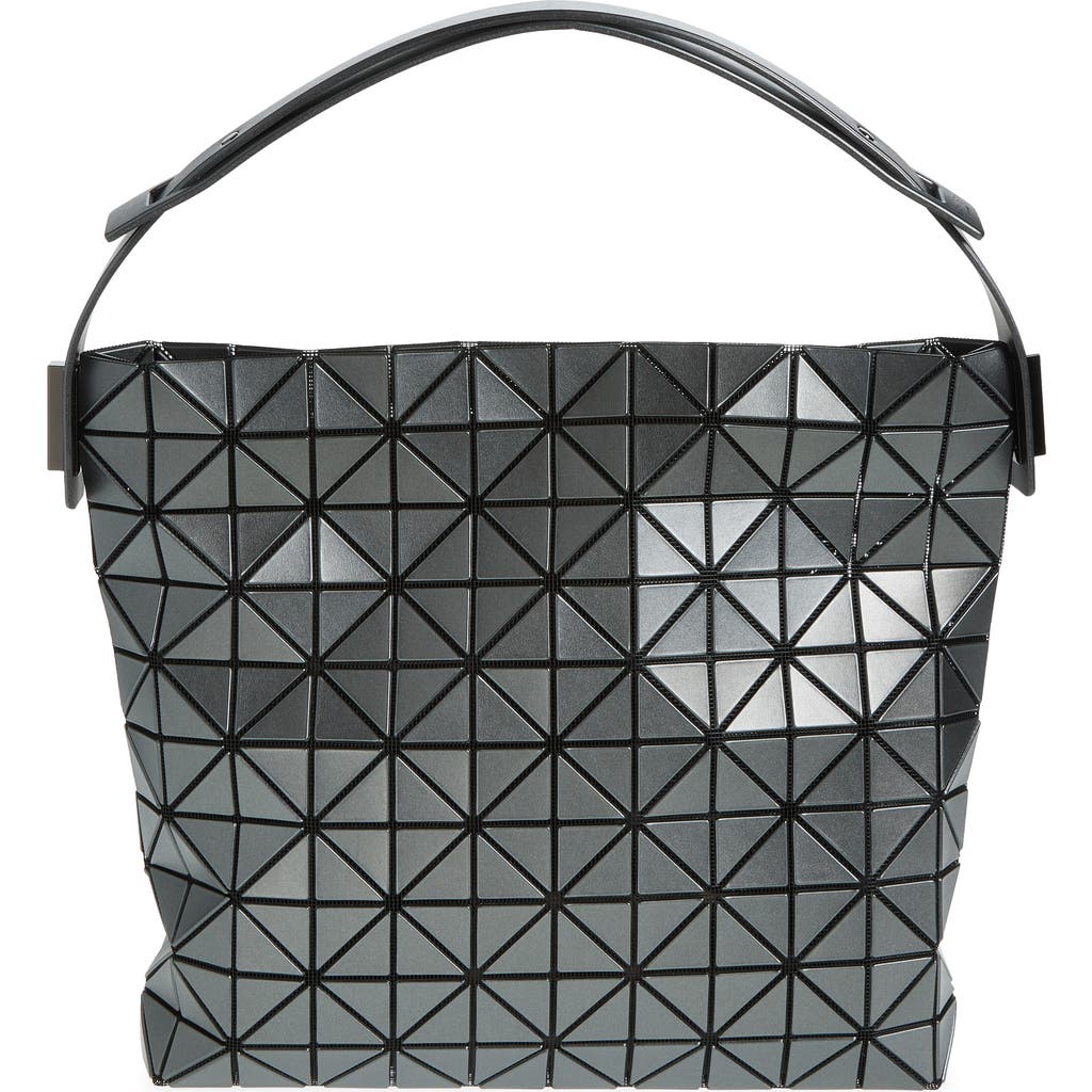 Bao Bao Issey Miyake Metallic Baguette Handbag in Gunmetal