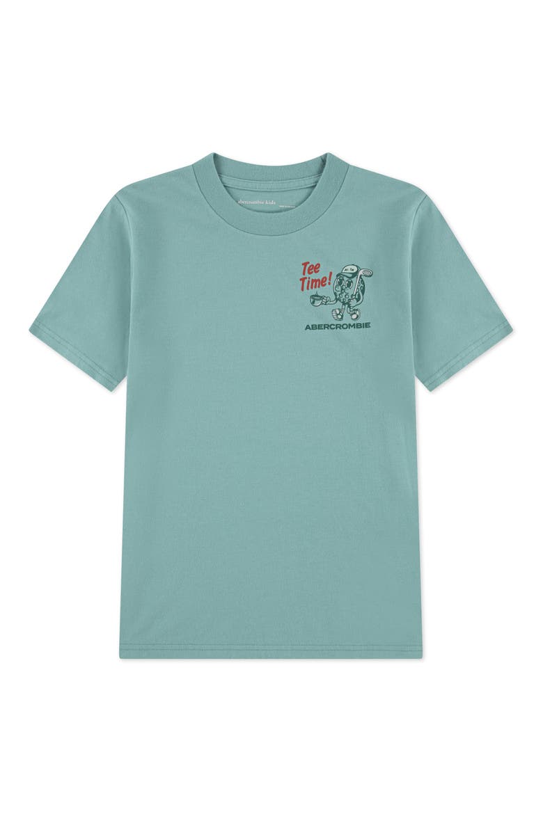 Kids' Tee Time Graphic T-Shirt, Main, color, WASABI