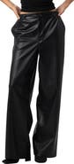 BLANKNYC Low Rise Baggy Faux Leather Pants