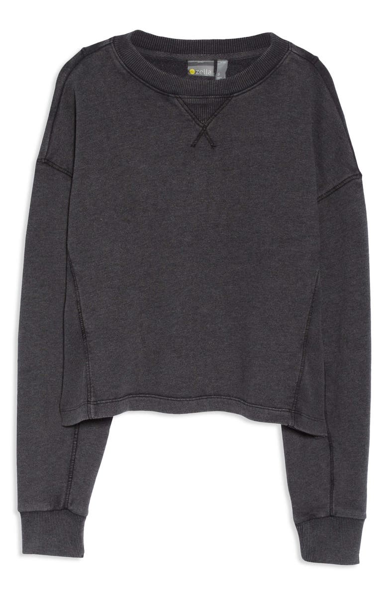 Zella Coastal French Terry Pullover, Alternate, color, 