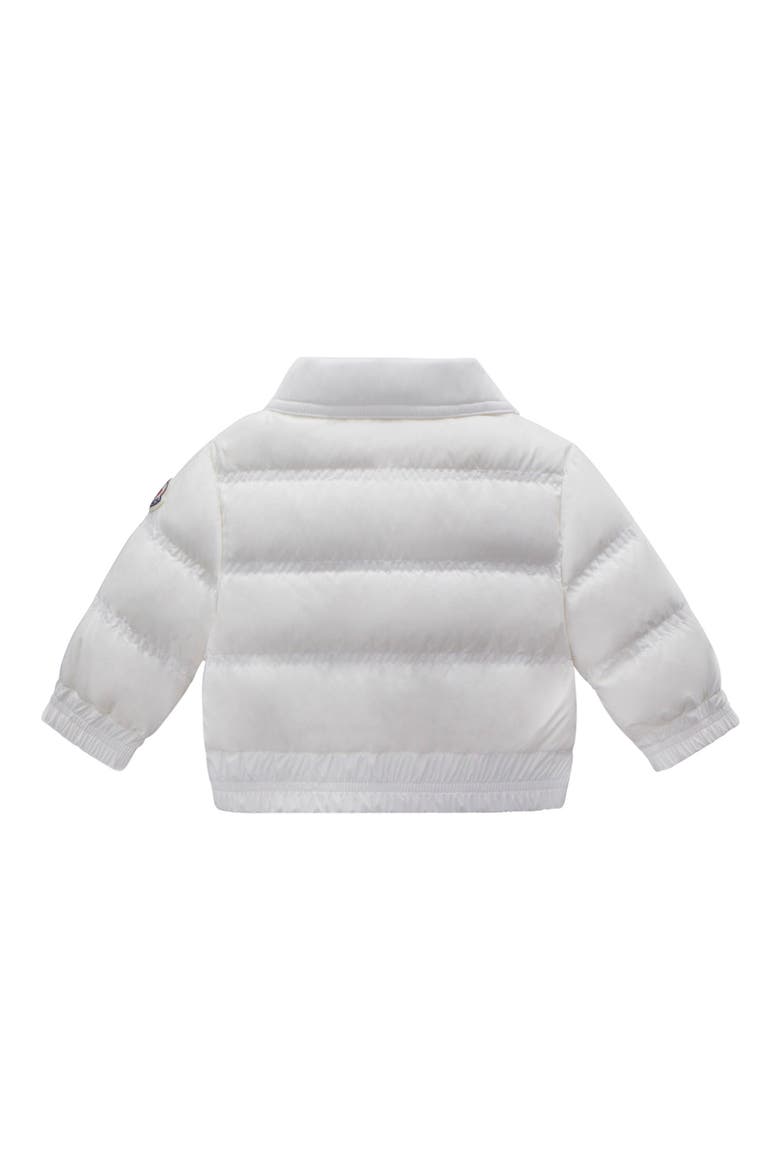 Odit Quilted Down Bomber Jacket, Alternate, color, WHITE