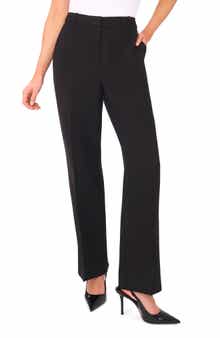 Halogen® High Waist Straight Leg Pants