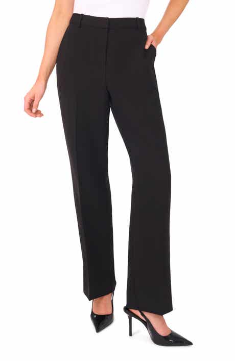 Halogen® High Waist Straight Leg Pants