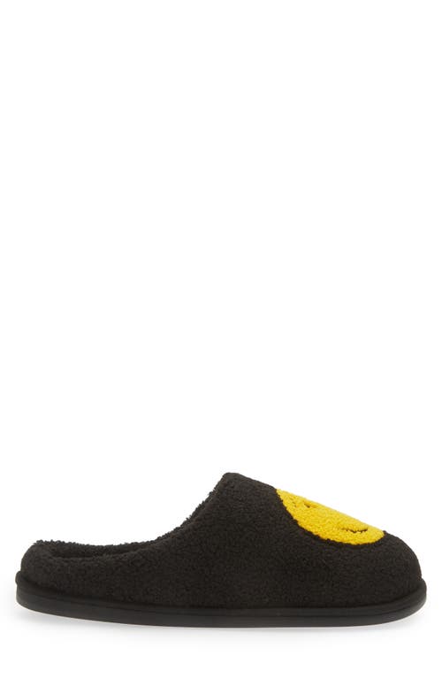 Abound Quinn Slipper In Black Smiley Face