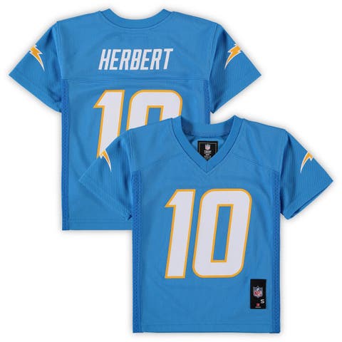 Preschool Justin Herbert Powder Blue Los Angeles Chargers Replica Player Jersey