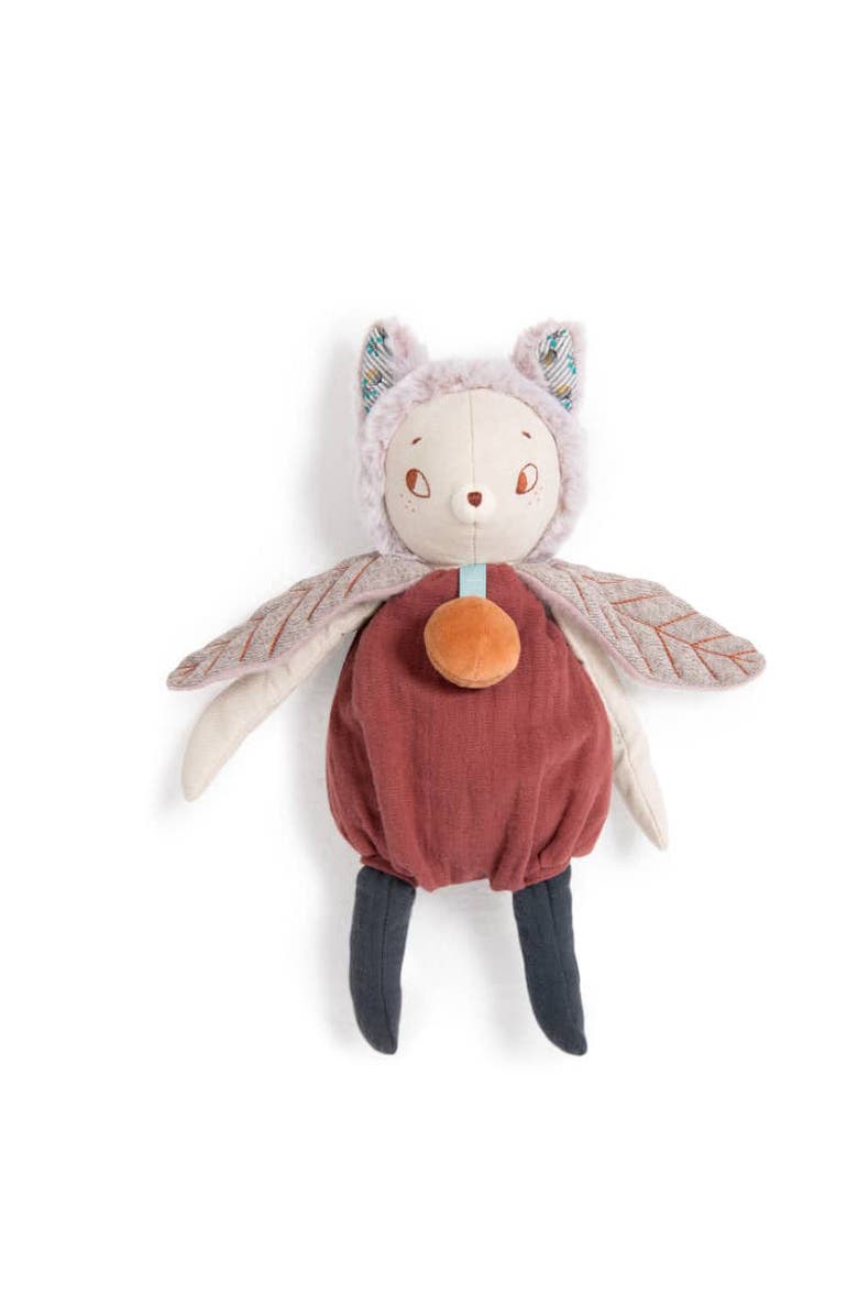 Moulin Roty Giboulee The Cat Stuffed Toy, Main, color, Beige