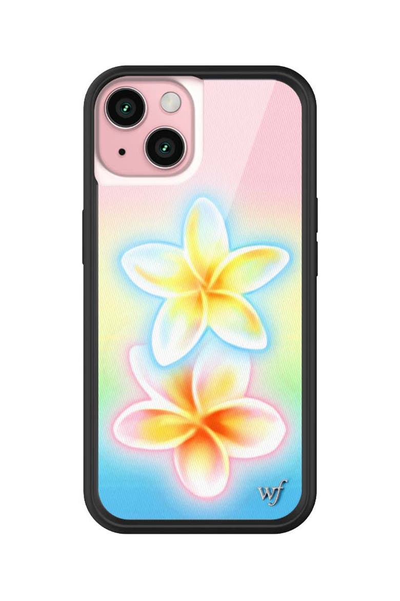 Pastel Plumeria iPhone Case, Alternate, color, Yellow