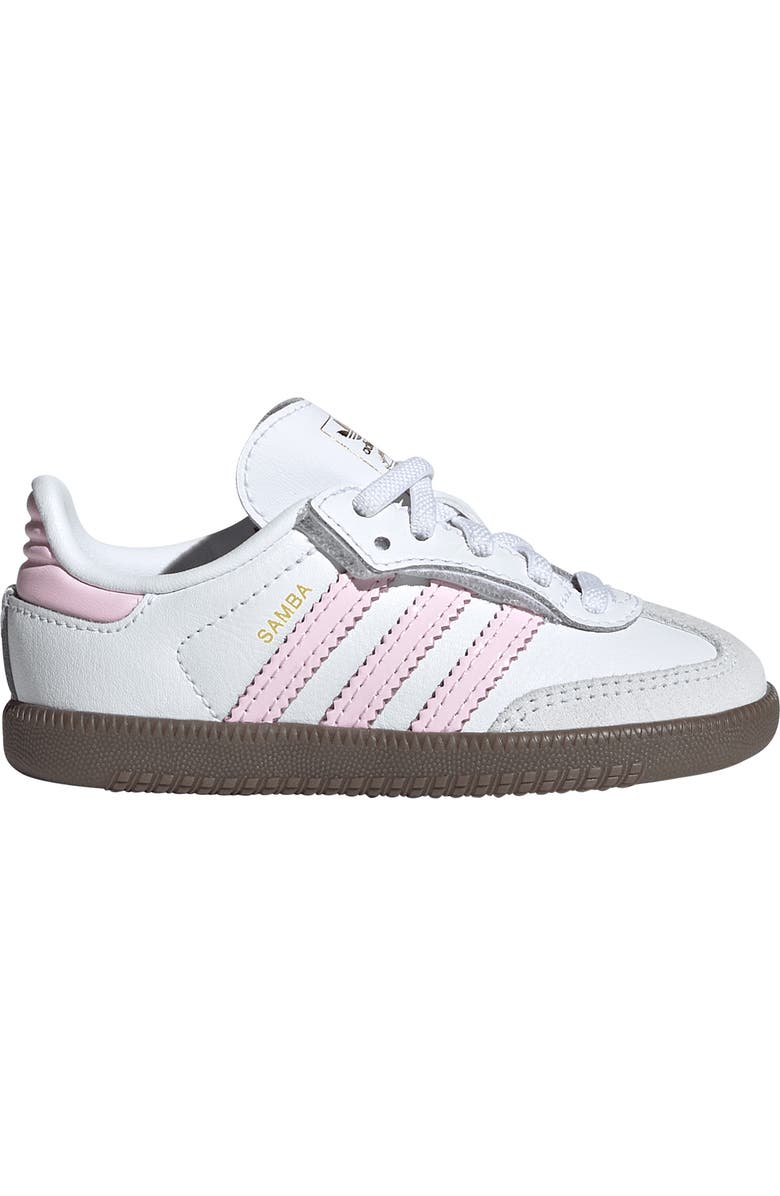 adidas Kids' Samba OG Sneaker, Alternate, color, White/ Clear Pink/ Gum