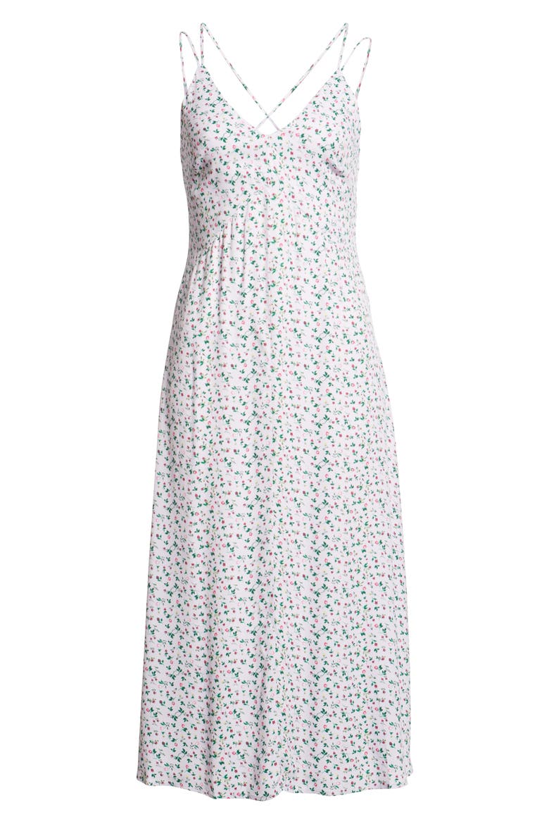 Wilder Midi Dress, Alternate, color, LILAC DITSY