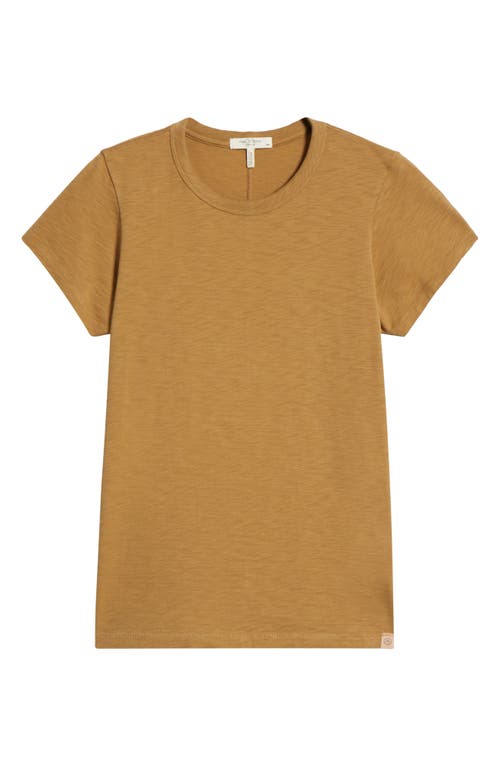 Rag & Bone Organic Pima Cotton-jersey T-shirt In Khaki