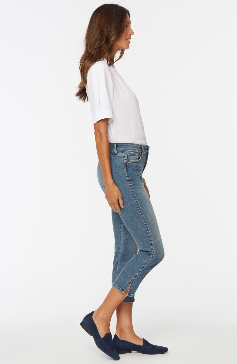 NYDJ Chloe Side Slit Capri Jeans, Alternate, color, 