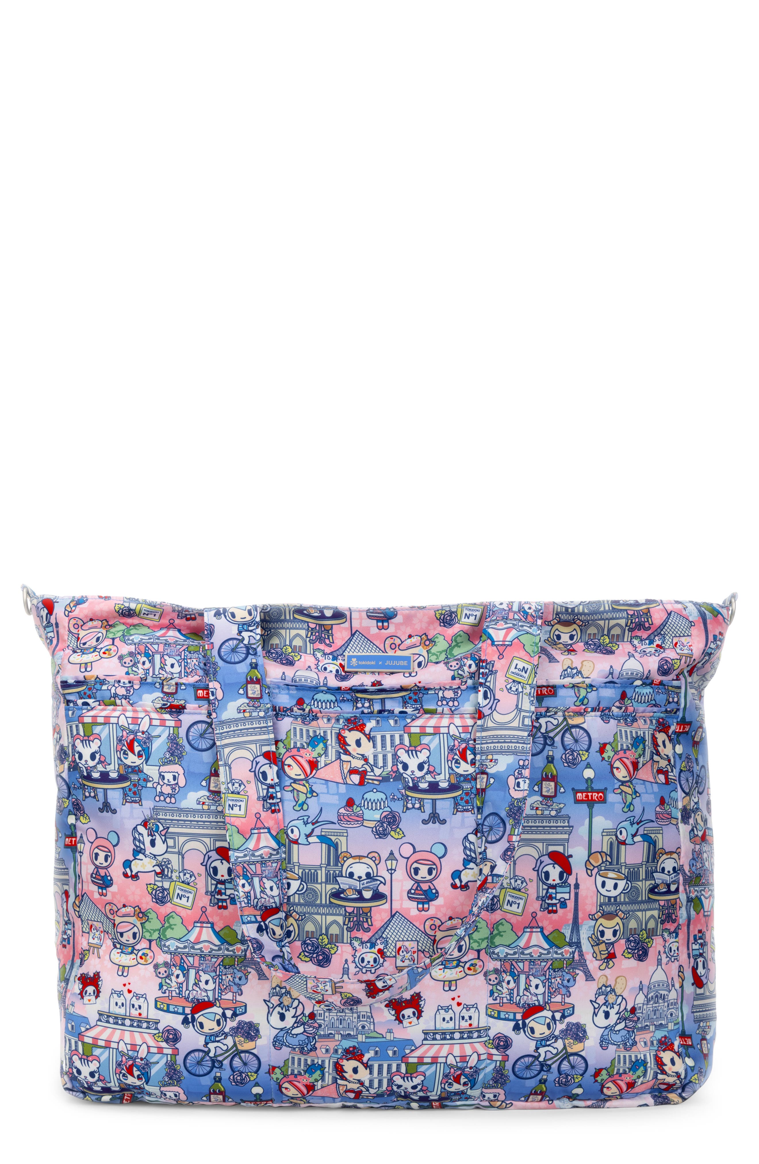 JuJuBe Super Be Diaper Bag, Main, color, Cest La Vie Paris