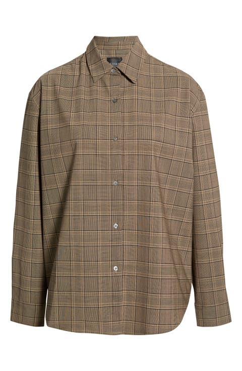 Mia Oversized Plaid Shirt