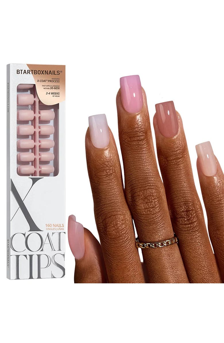 Btartboxnails Soft Gel Nail Tips XCOATTIPS<sup>®</sup> Bare Collection, Main, color, Short Square