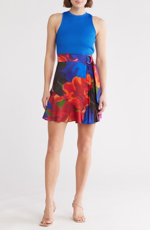 Sandiy Pleated Sleeveless Dress