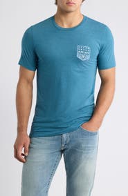 Ariat Striped Patriotic Badge Graphic T-Shirt