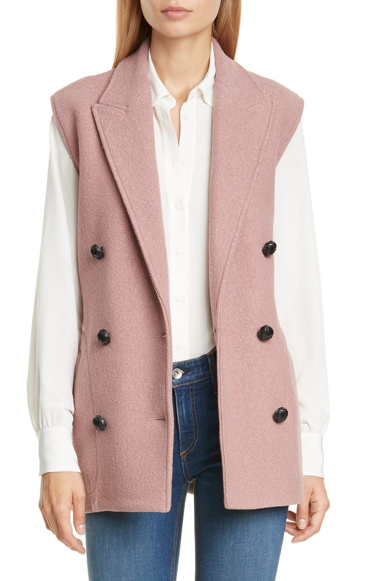 rag & bone Pearson Wool Bouclé Vest, Main, color, 