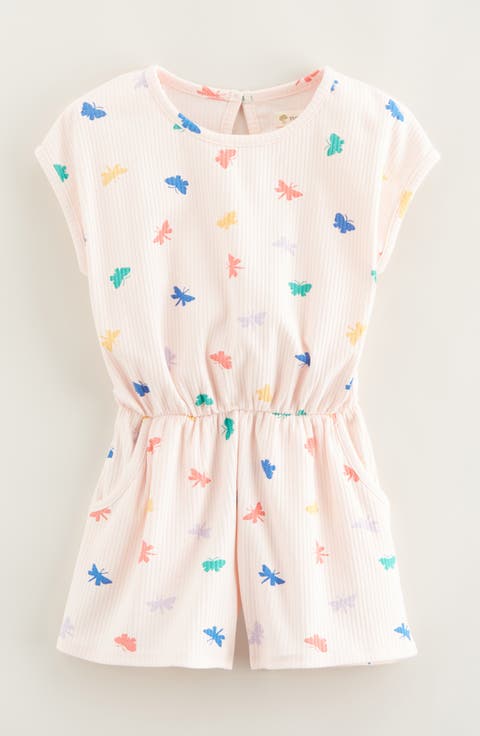Kids' Print Rib Romper (Toddler, Little Kid & Big Kid)