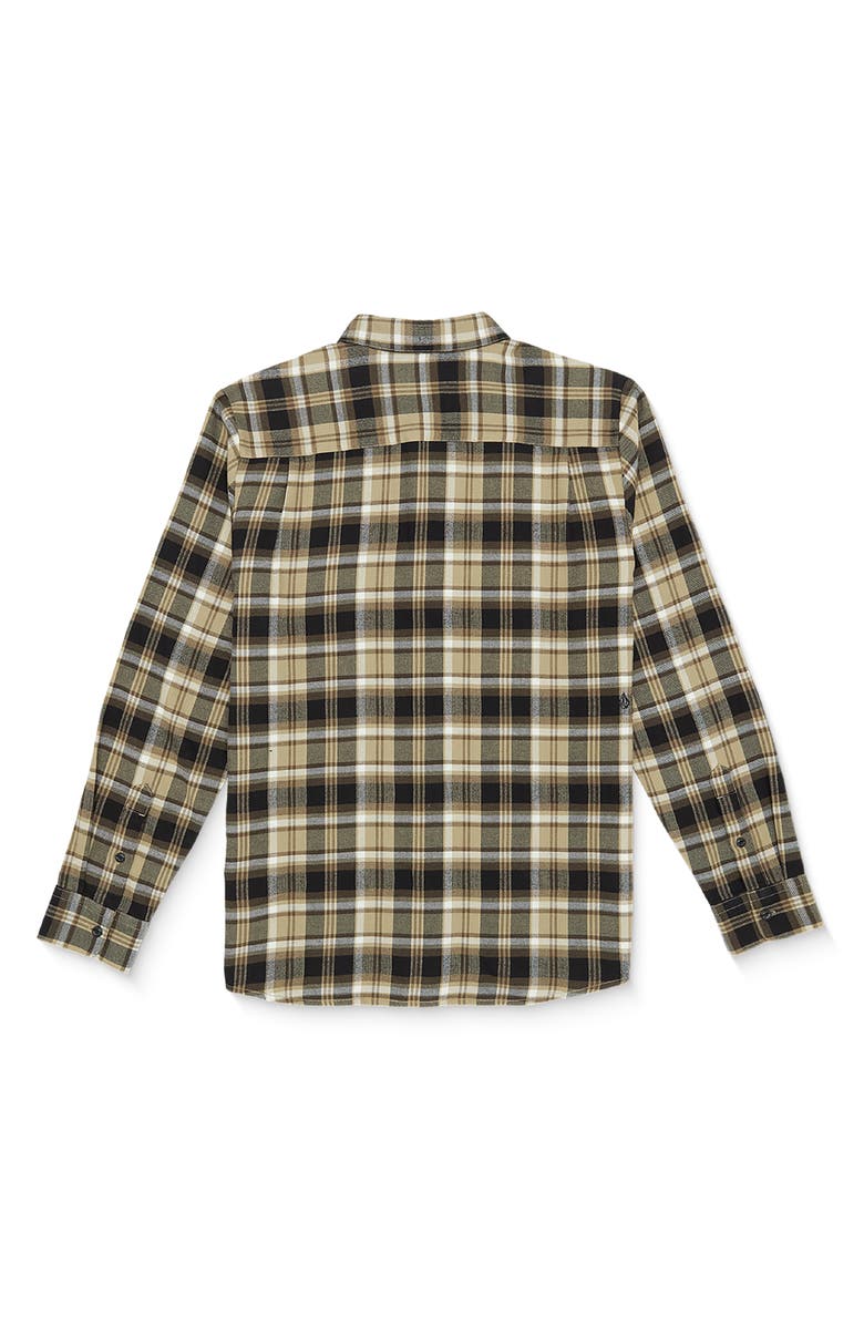 Volcom Caden Plaid Button-Up Shirt, Alternate, color, 