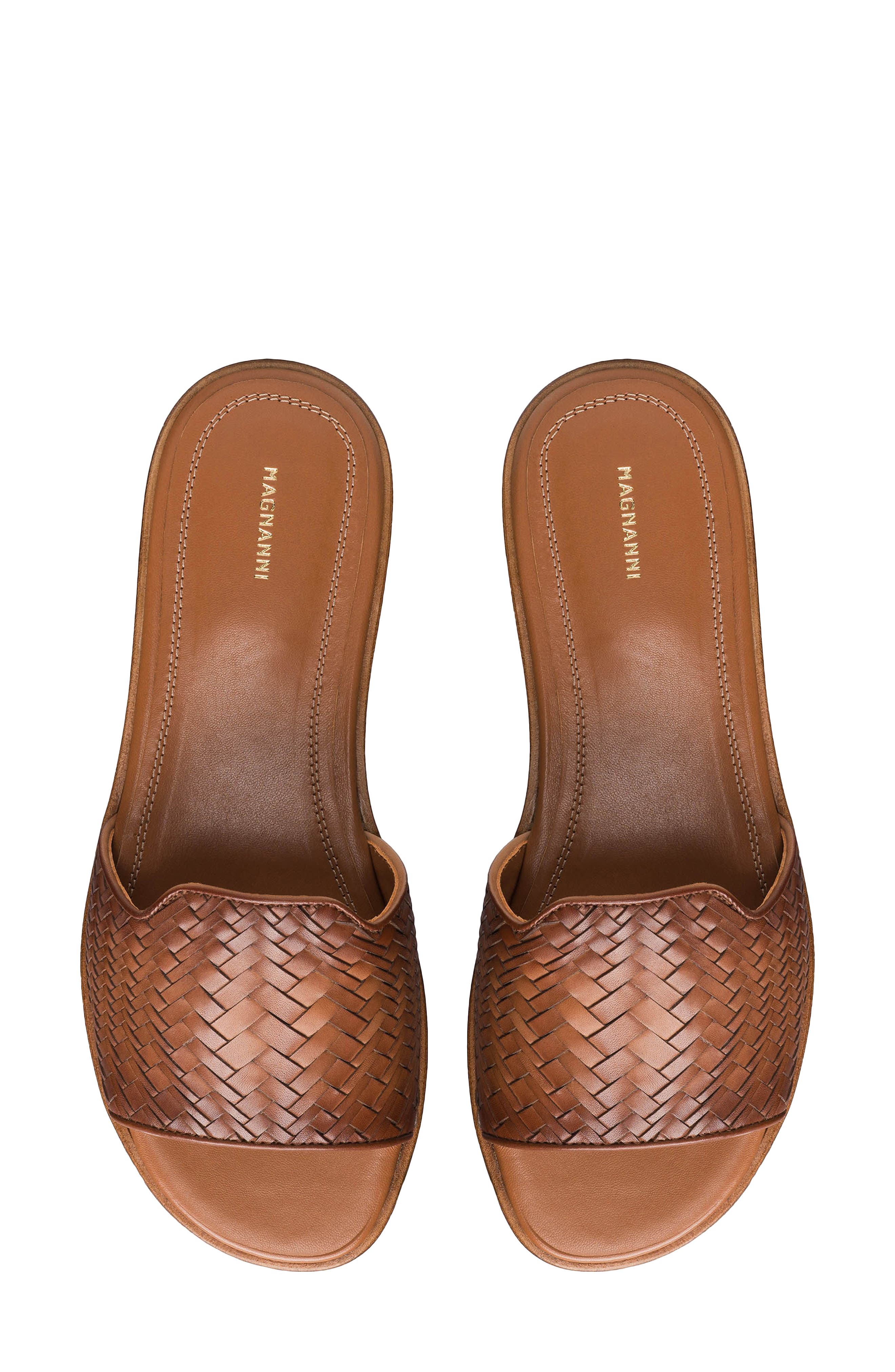 Magnanni Solara Woven Slide Sandal, Alternate, color, 