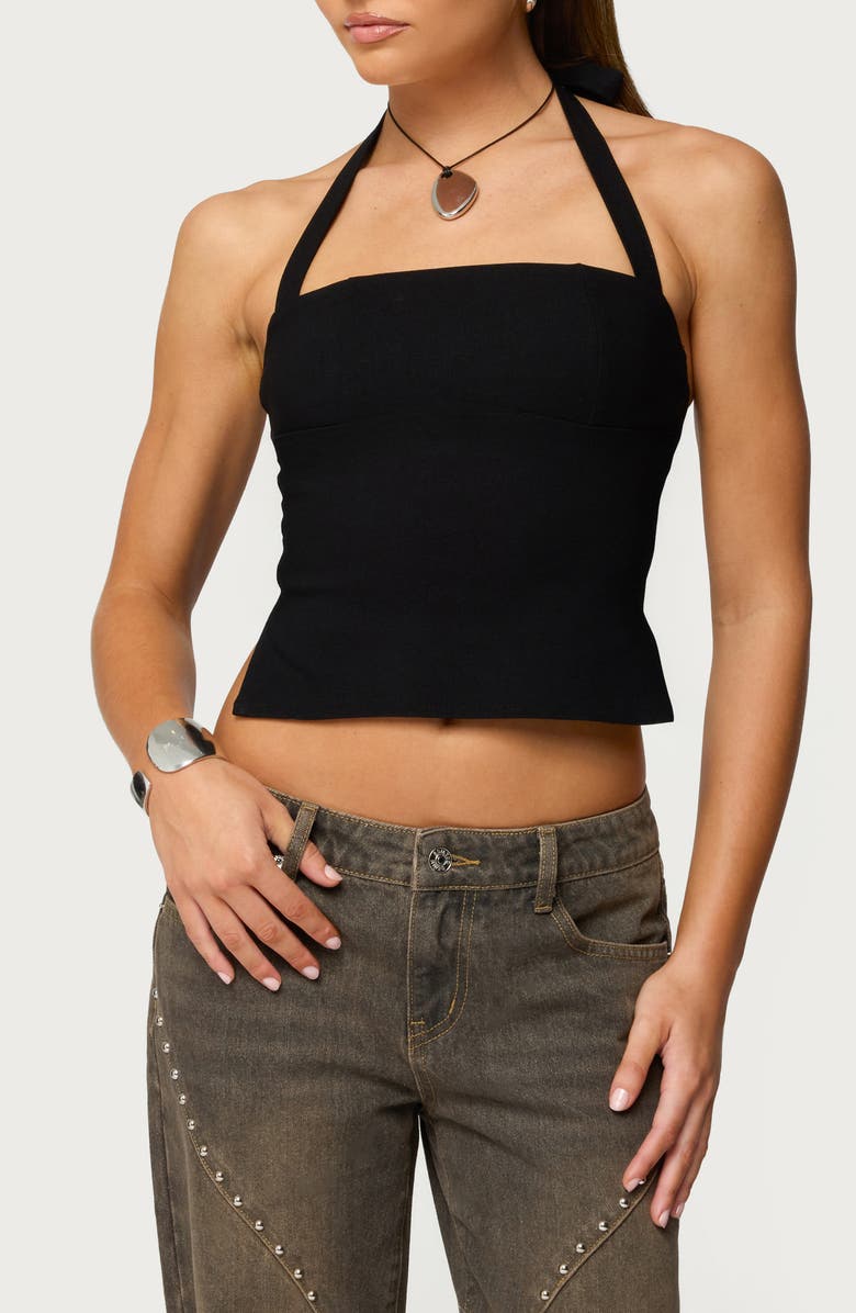 EDIKTED Dara Halter Top, Main, color, 