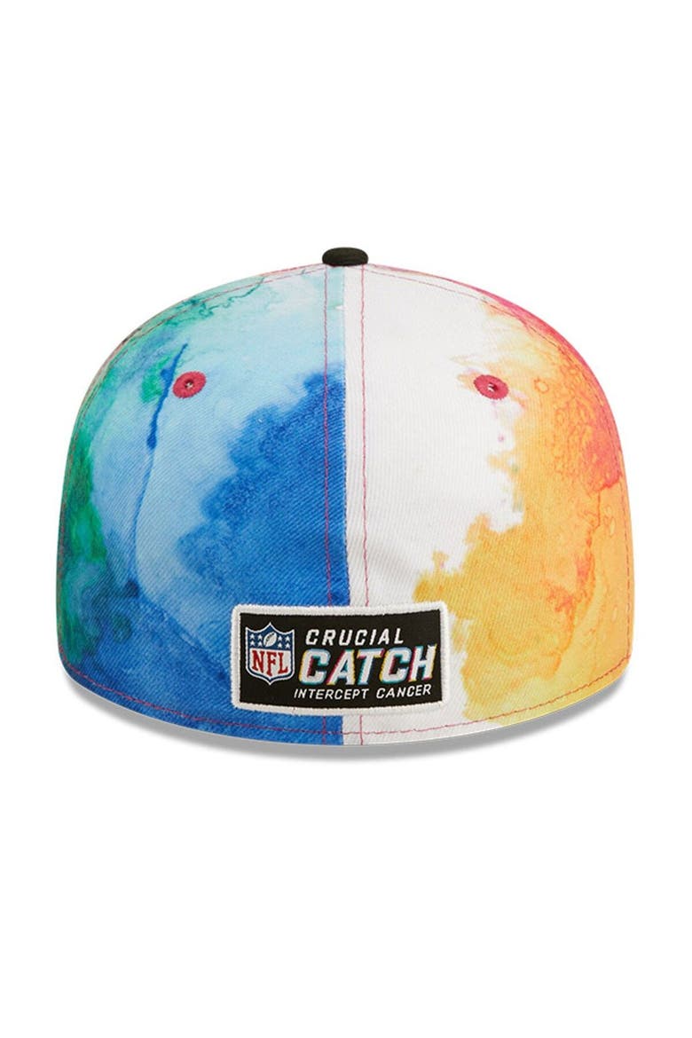 Men's New Era Pink/Black Los Angeles Chargers 2022 NFL Crucial Catch Low Profile 59FIFTY Fitted Hat, Alternate, color, Pink