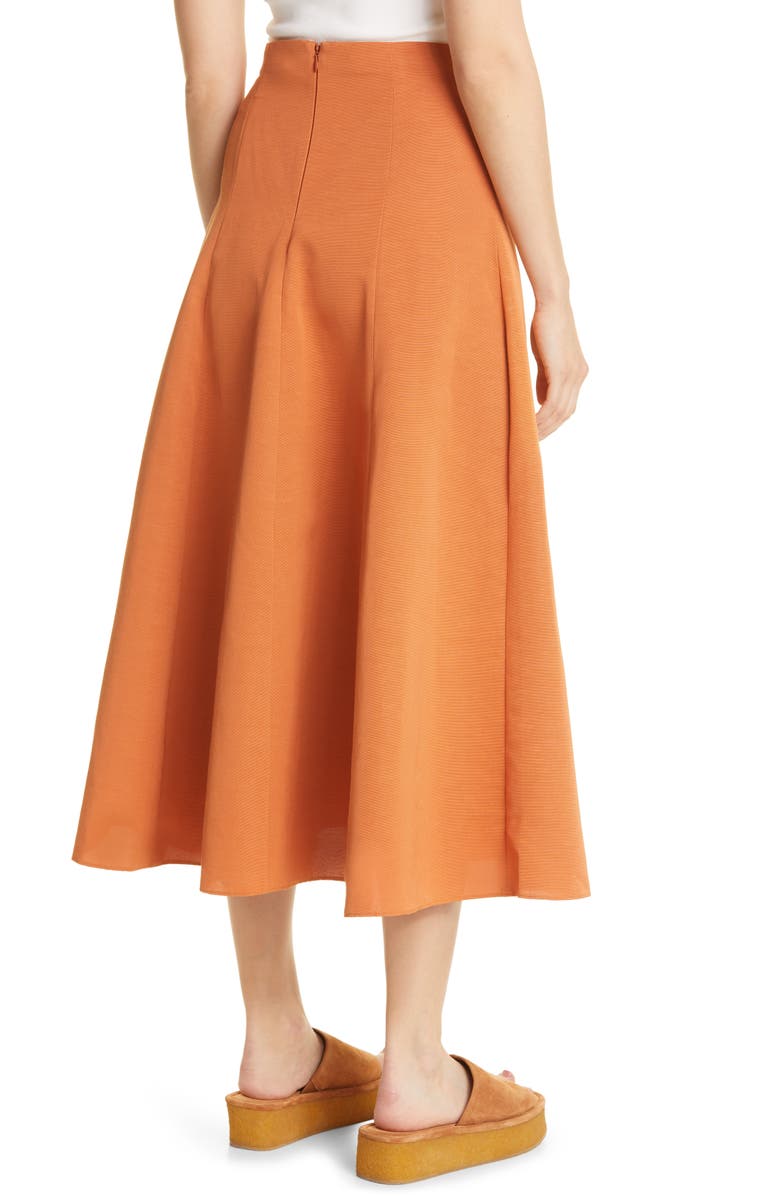 Vince Paneled Cotton Blend Slip Skirt, Alternate, color,