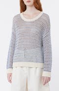 Weekend Max Mara Open Stitch Crewneck Sweater