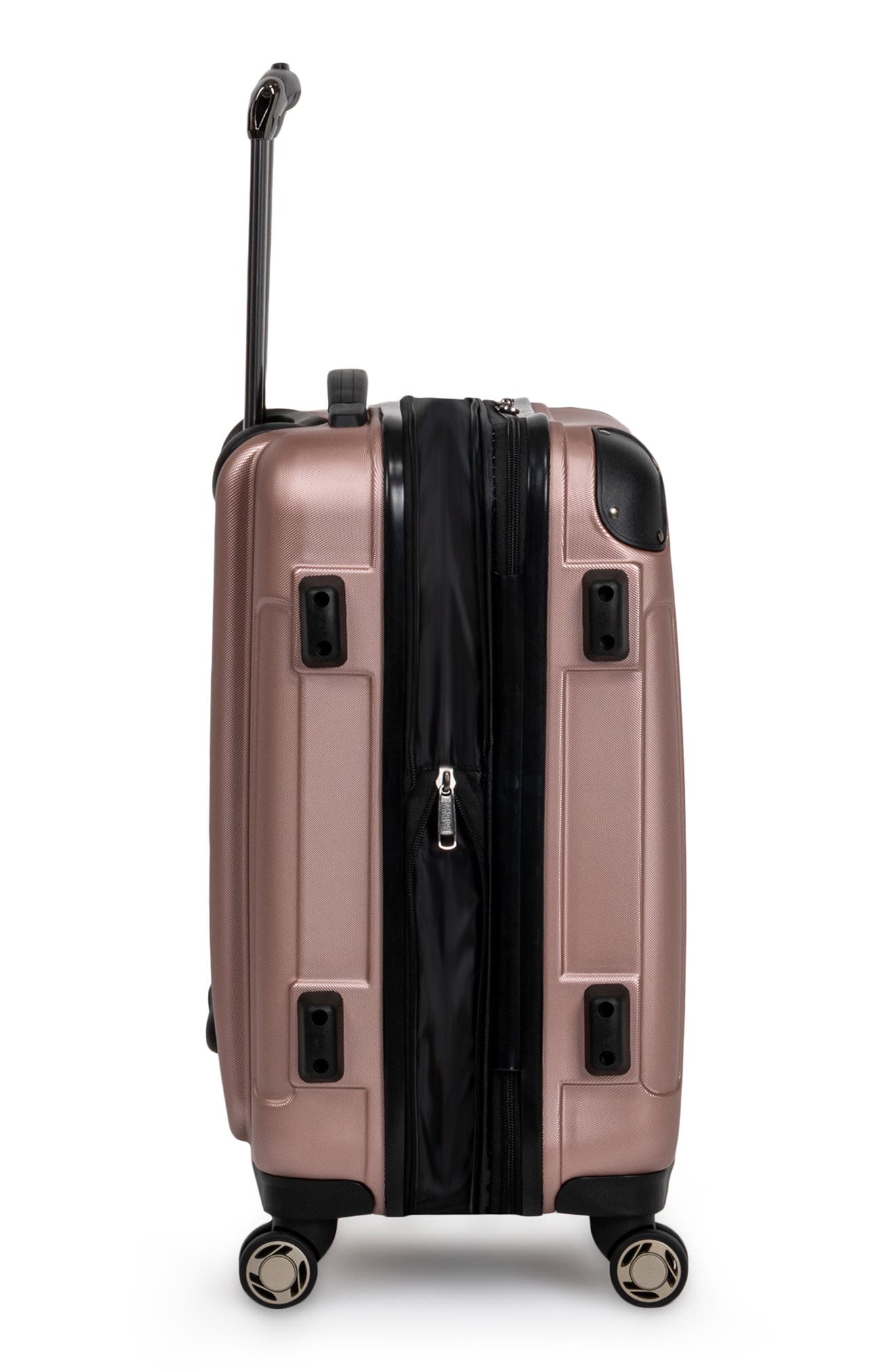 Kenneth Cole Renegade 20” Lightweight Hardside Expandable Carry-On Luggage, Alternate, color, Rose Gold