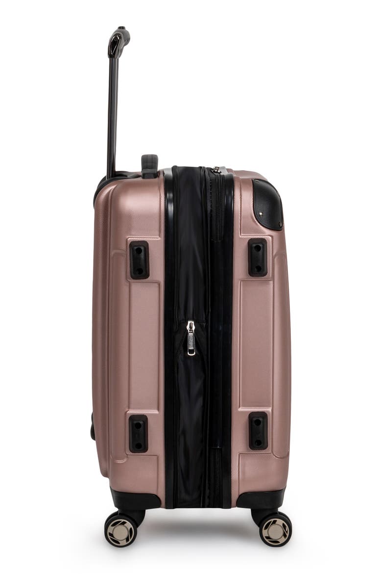 Renegade Lightweight Hardside Expandable Spinner Luggage, Alternate, color, ROSE GOLD