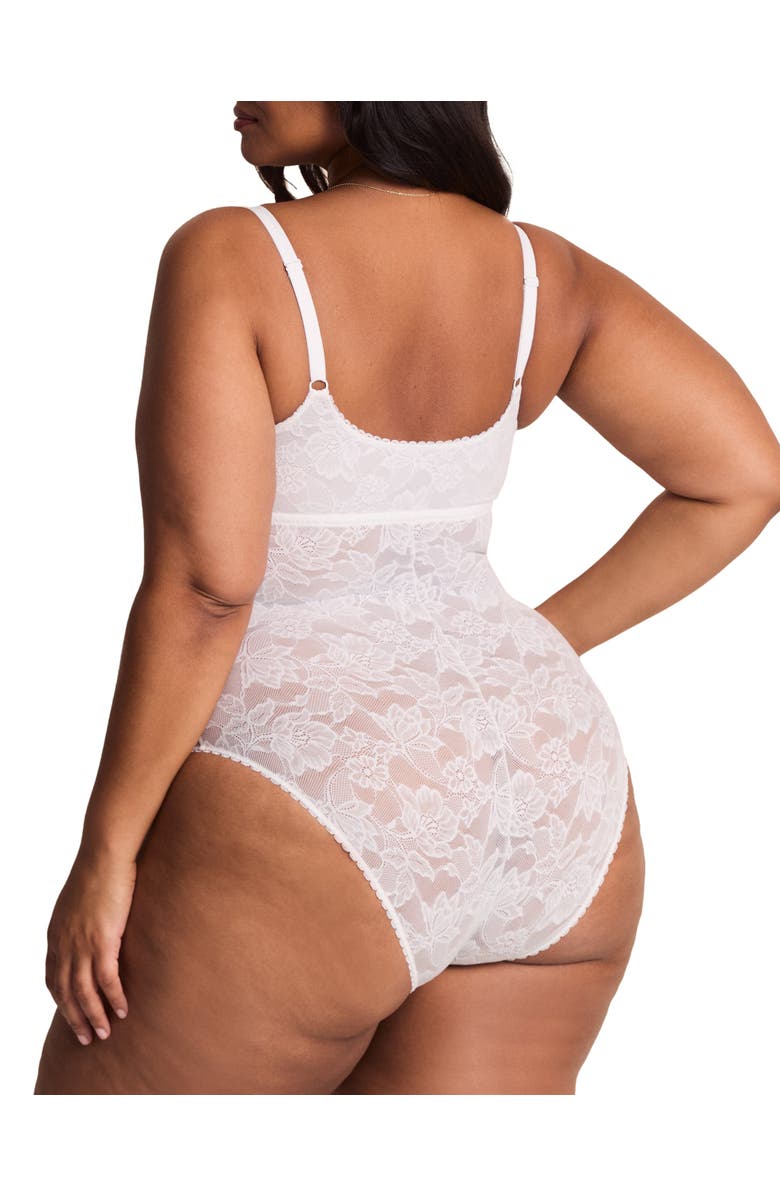 Adore Me Mitzi Smoothing Bodysuit, Alternate, color, White