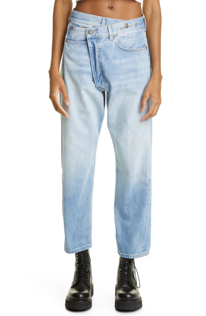 R13 Crossover Jeans, Main, color, 