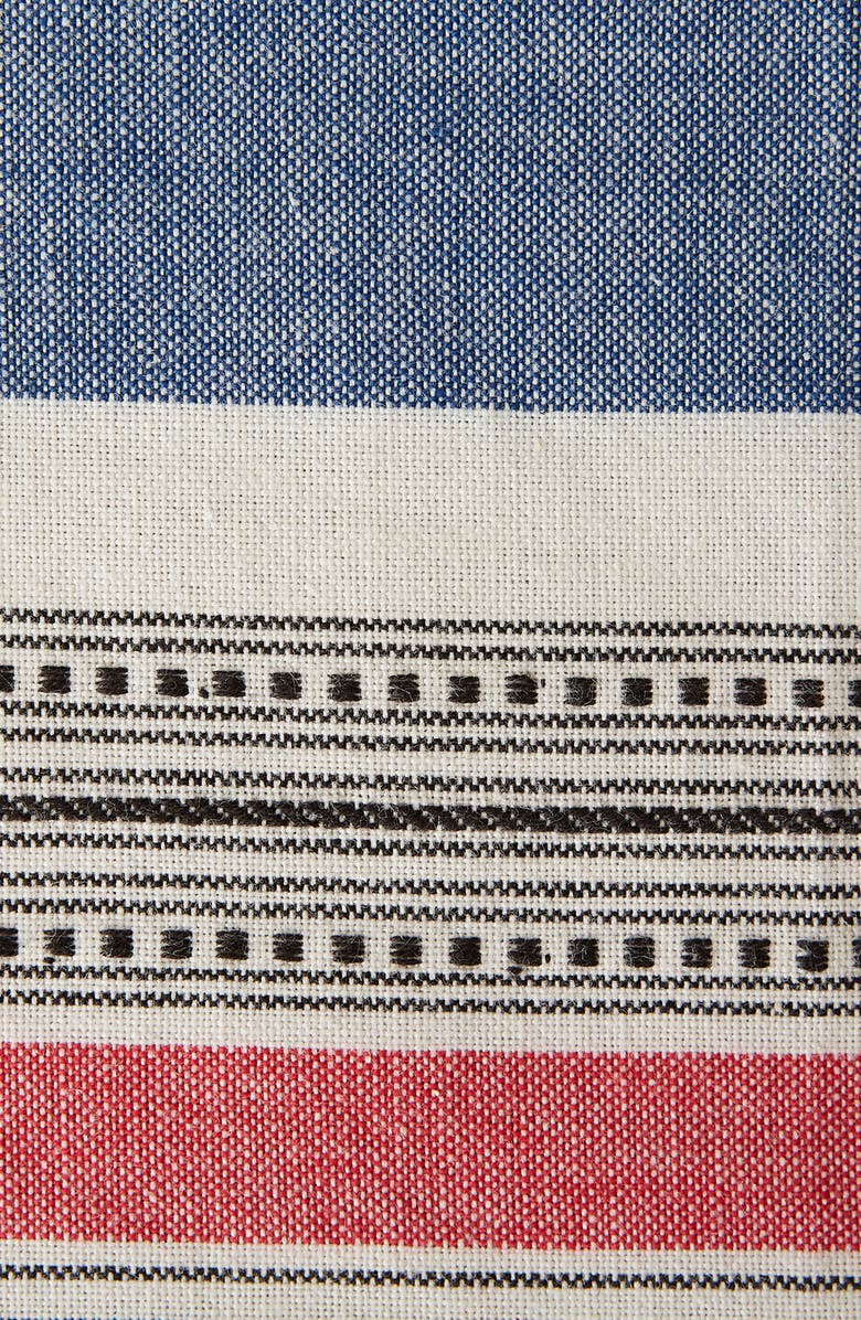 Design Imports Stripe Set of 4 Placemats, Alternate, color, Ivory Multi